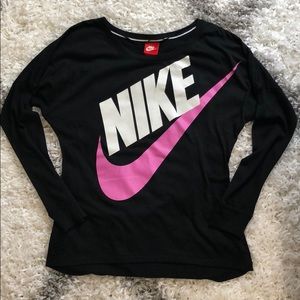 Women’s Black Nike Long Sleeve Top Small